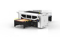 Hohe Auflösung runzelte Digital-Druck-Maschinen-automatischen geraden Heraus-Tintenstrahl-Drucker Machine